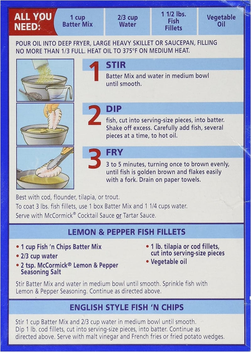 McCORMICK خليط دقيق السمك والبطاطس الذهبي - Image 4